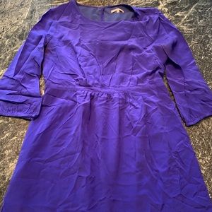 Madewell blue silk dress